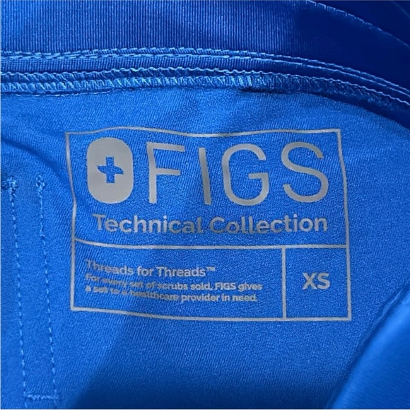 Figs Zamora 2.0 Jogger Technical Collection Scrub Pants size X-Small Royal Blue - Picture 3 of 4